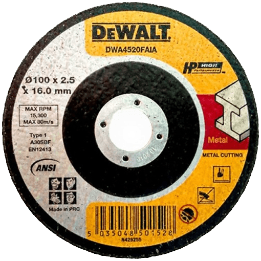 Dewalt DWA4520FAIA Cut Off Wheel 4 Dewalt DWA4520FAIA Cut Off Wheel 4